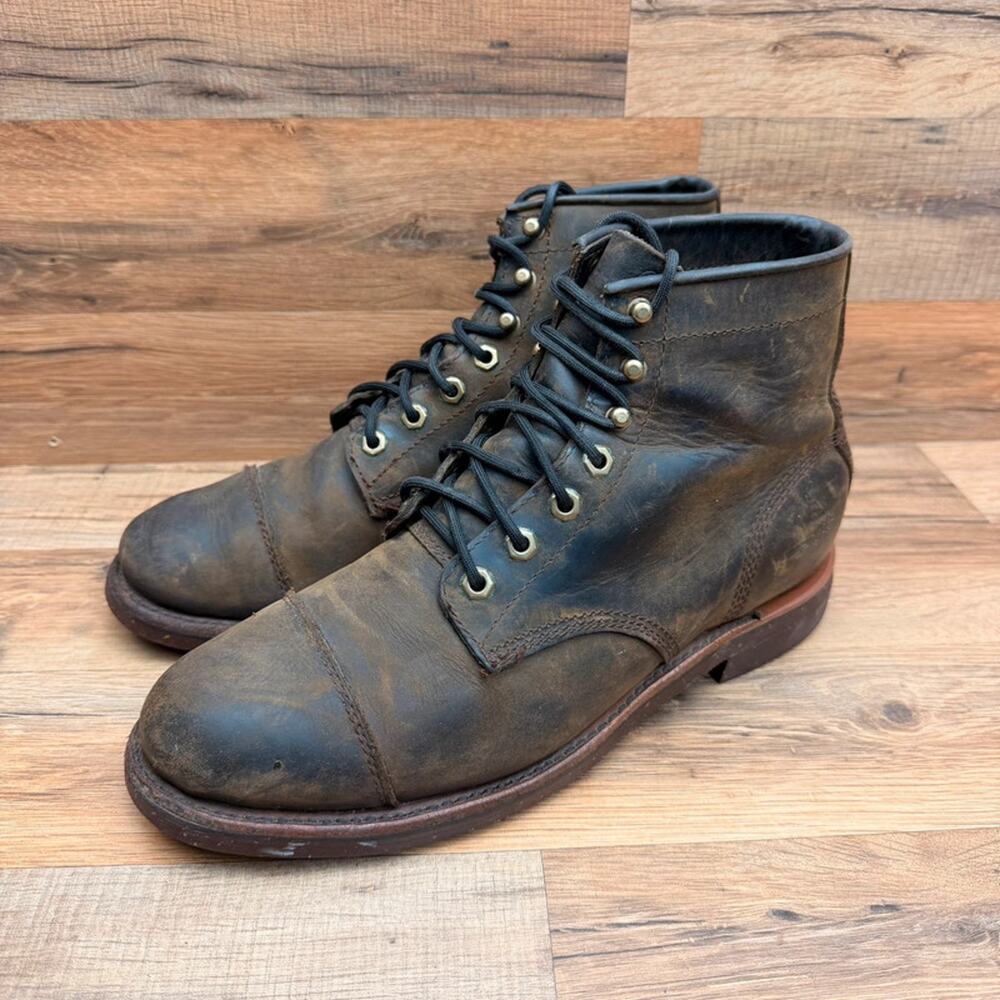 Chippewa LL Bean katahdin Iron works size 10D Leather Boots
